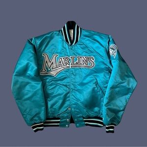 Florida Marlins Vintage Stayer Jacket Size Large
